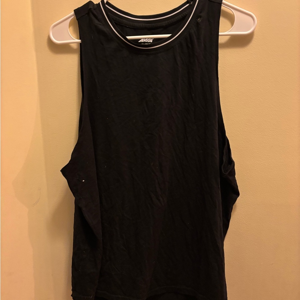 Avia Black Sleeveless Muscle Tee